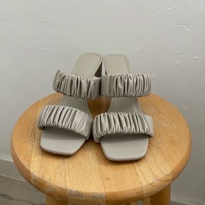 H&M Block Chunky Strap Heels